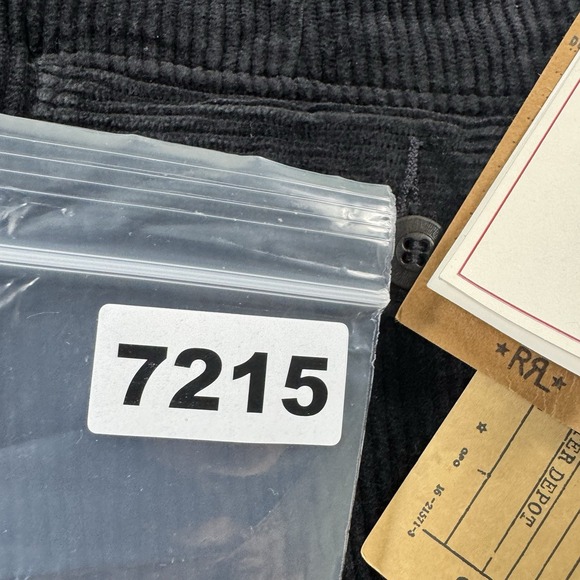 RRL Ralph Lauren Blue Corduroy Officer Men's Pants Size 33x30 NWT - Picture 8 of 8